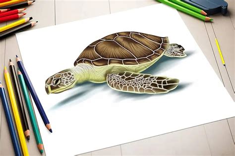46,583 Turtle Drawing Images, Stock Photos, 3D objects,.